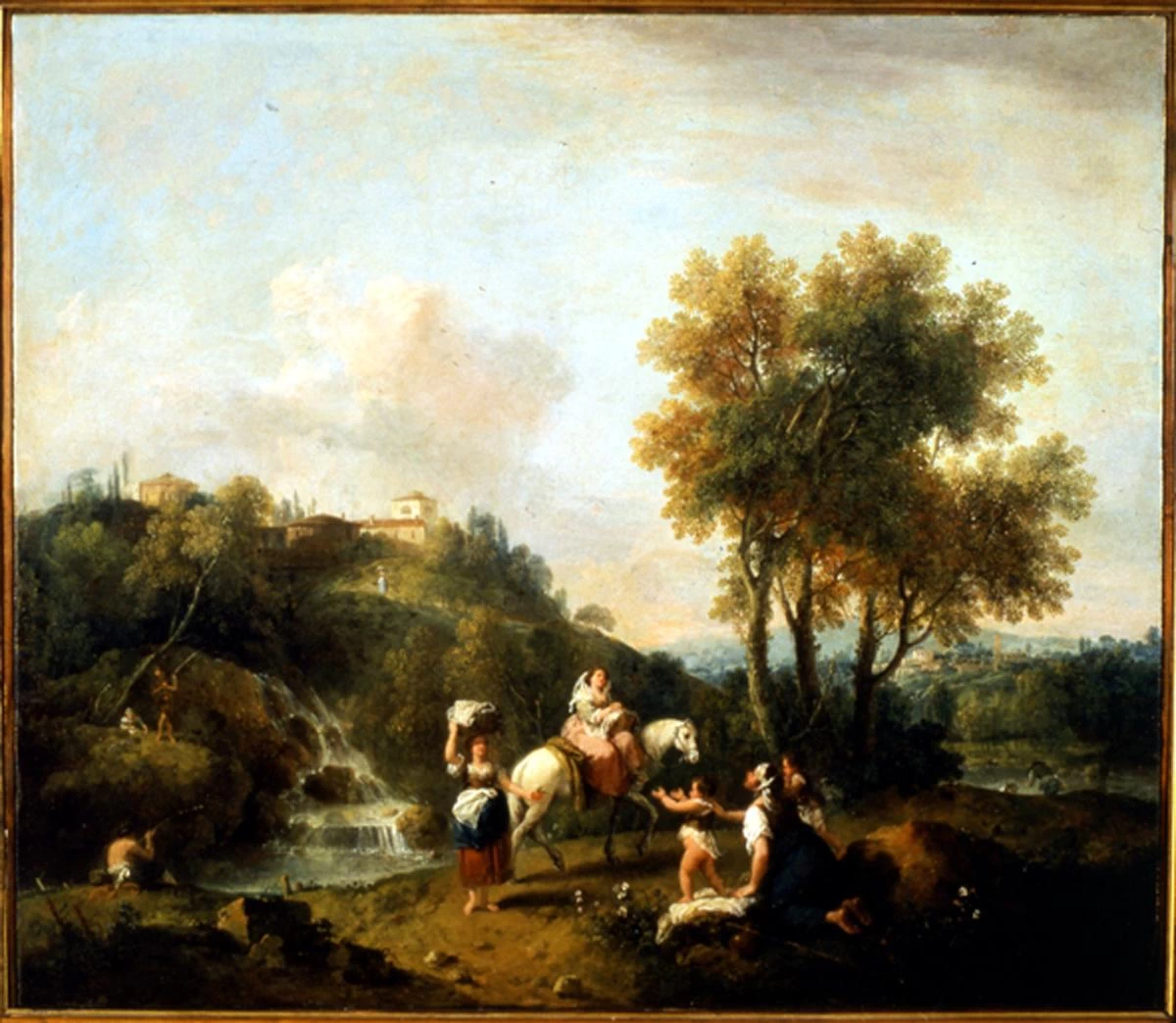 Paesaggio con dama a cavallo - Gallerie dell'Accademia, Venezia